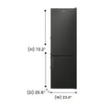 thumbnail image 3 of Conserv 12cf No Frost Bottom Freezer Refrigerator Titanium, 3 of 11
