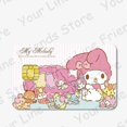 thumbnail image 3 of Pegatinas Kawaii Sanrioed My Melody Littletwinstars Diy para tarjetas, pegatinas impermeables de Anime para tarjetas de juego de crédito pequeñas, cubierta de película de piel, 3 of 4