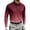 Wine, variant on Bovxnpu Mens Long Sleeve Shirts Button Tee Dress Golf Shirt Gradient Button Down Shirt Casual Collared Tops
