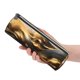 thumbnail image 5 of Easygdp Luxurious Gold Flow para Estuche de Lápices Cilíndrico de Cuero con Cremallera, Organizador de Lápices de Cuero para Escuela, Oficina y Viajes, 5 of 6