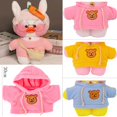thumbnail image 4 of Ropa de pato café LaLafanfan de 30cm, sudadera con capucha, juguete de peluche de dibujos animados, muñeco de pato suave, juguetes de animales, regalo de cumpleaños para niñas, DIY, 4 of 5