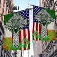 thumbnail image 4 of Irish American Flag Irish Celtic Christian Cross Flag THB3706Fv1 - House Flag (29.5" x 39.5"), 4 of 7