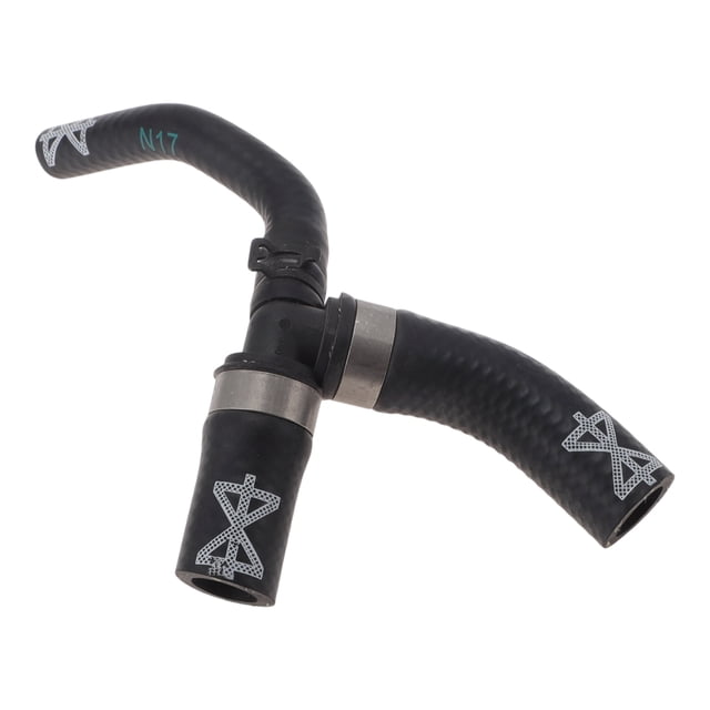 Manguera del radiador Unique Bargains, manguera de calefacción del radiador, manguera de salida del radiador No.7L0121156A para Audi Q7 3.6L 2007-2010, tubo de refrigerante de goma negro 1 Pc
