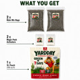 thumbnail image 4 of YardDay Professional Hydroseed Kit XL, Pro Lawn Service in a Bag, Grows Thick Green Grass, Just Add Water, No Fertilizer Needed, Covers 500 sq ft, 4 of 8