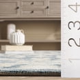 thumbnail image 4 of SAFAVIEH Metro Doreen Oriental Area Rug, Blue/Grey, 6' x 6' Square, 4 of 9