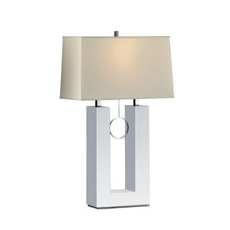 Nova Earring Reclining 31'' H Table Lamp with Rectangular Shade