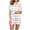 D01-Khaki, variant on Fewfanhot Women's Ultra-Soft Sleepwear Set - Cotton-Blend Short Sleeve Pajamas & Short Pants Total 2PC, Ideal for Family Gatherings and Cozy Nightwear