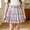 Green, variant on Kids Jk School Uniform Plaid Pleated Skort Girls Elastic High Waist Pastel Woven Bottoms for Stage Performance Beach Backyard Wear Red 120