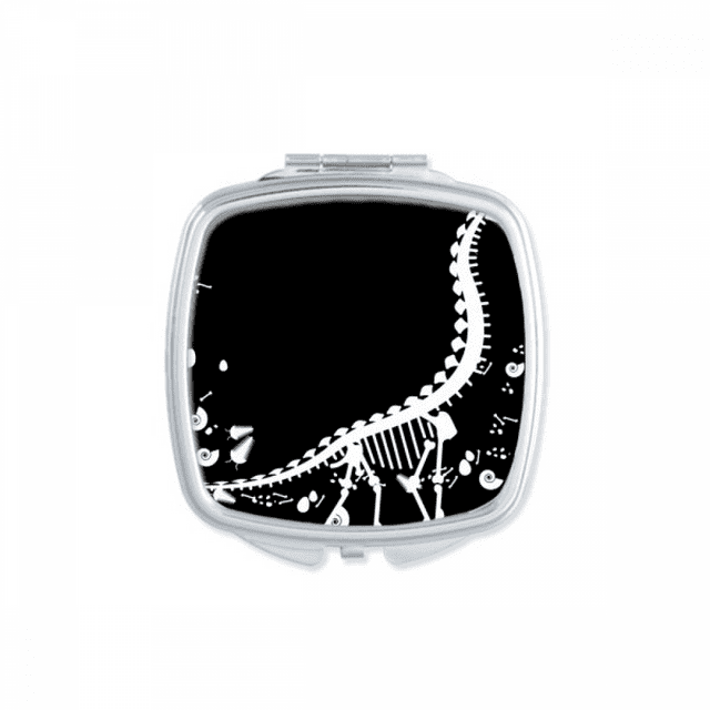 dinosaur b bs vegetation square mirror portable compact pocket makeup double sided glass