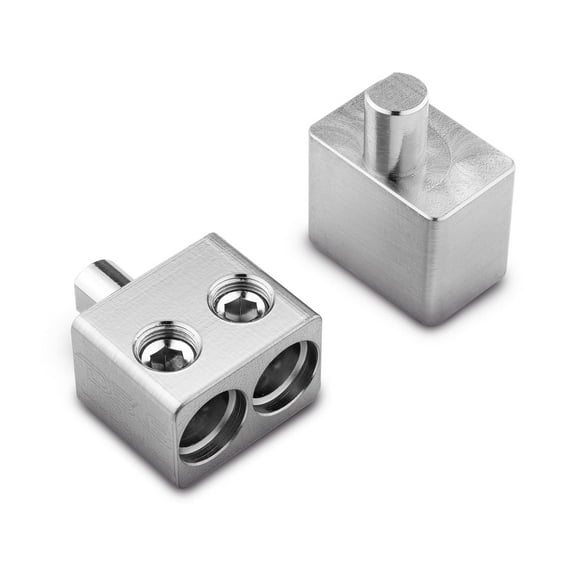 DS18 Dual 1/0 Gauge to 0 Gauge Input Adapter Pin with Offset Amplifier Install