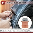 thumbnail image 3 of Unique Bargains 2 Pcs Zócalo de Luz Trasera para Ford Escape 2.0L 3.0L 2001-2004 No.F47Z-13411-A/88861082 Conector de Bombilla de Luz de Señal de Giro 3 Pines, 3 of 7