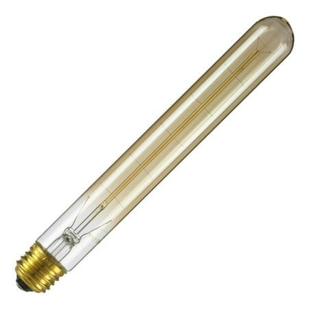- Sunlite 02053 - 40 watt 120 volt T10 Medium Screw Base Amber Smoke Long Thread (T10/AQ/40W/TF/A ANT LONG THREAD FILAMENT)