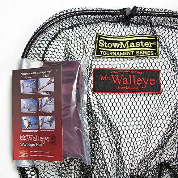 MW72NG Tournament Series Precision Landing Net, Red/Black, Hoop 20"X24" Length 72"