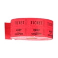 thumbnail image 1 of 1 Rouleau 1000 Unités Billets de Tirage Numérotés Rouleau de Billets Simple pour Fête Rouge, 1 of 6