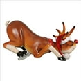 thumbnail image 5 of Design Toscano Sup-Suder Santa's Red-Nosed Christmas Reindeer Statue, 5 of 5