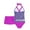 Purple, variant on MSemis Kids Girls Fashion Printed Tankini Suit