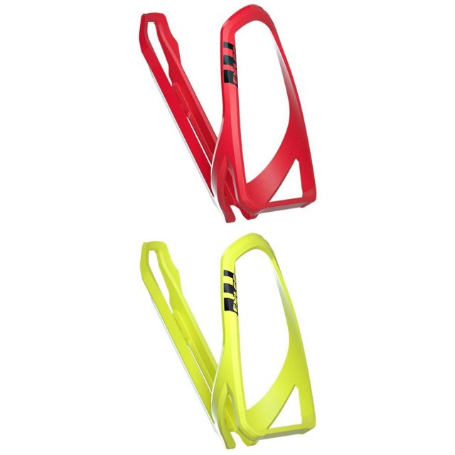 2 portabotellas ligeros para bicicleta de montaña y carretera rojo amarillo