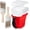 1PCS, 2" Short, Red Paint Cup, variant on Paint Brush, 2.5 Inch Angled Paint Brush Professional Sash Brush for Trim, Cabinets, Door, Ergonomic Long Handle, Smooth Finish for Oil & Latex Paint