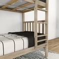 thumbnail image 5 of Max & Lily Bunk Bed, Scandinavian Solid Wood Twin over Twin Bunk Beds for Kids, Blonde, 5 of 11