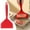 A-Red, variant on 1X Silicone Wide-Mouth Frying Spatula,Non-Stick Cooking Spatula Black,Silicone Pancakes Spatula Heat Wide Pancake Turner Non Stick Kitchen Cookware for Omelette Steak Egg Fish Pizza Burger (White)