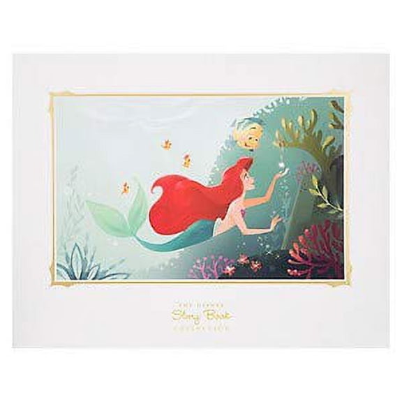 Ariel And Flounder print