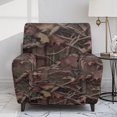 thumbnail image 2 of HELLHERO 4 Pcs Dead Leaf Pattern Design Recliner Slipcovers, with Elastic Bottom Recliner Chair Covers Anti Scratch Brushed Recliner Couch Covers for Apartment Home, 2 of 8