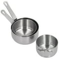 thumbnail image 3 of Stainless Steel Sauce Cup, Multifunctional Sturdy And Durable Stainless Steel Handle Dipping Sauce Bowl Stackable With Handle For Cooking Silver,Rose Gold, 3 of 8
