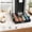 Black, variant on Vertuo Pod Holder Drawer Organizer, 24 Large or 48 Small Coffee Capsule Storage, Rustic Brown Nespresso Coffee Pod Tray