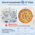 thumbnail image 2 of Chinoiserie Linen Drum Lampshades Delicate Floral Dragonflies Soft Blue Tones 13"x13"x10" Light Shade for Table Lamps Floor Lamp Shades Lampshade Replacement Assembly Required, 2 of 8