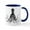 White/Navy Inside, variant on CafePress - Vintage Octopus Mugs - 11 oz Ceramic Mug - Novelty Coffee Tea Cup
