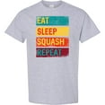 thumbnail image 3 of Inktastic Squash Player Eat Sleep Squash Repeat T-Shirt, 3 of 5