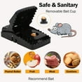 thumbnail image 5 of Mouse trap, household mouse trap, small indoor mouse trap, fast, effective, hygienic and safe mouse trap, 5 of 7