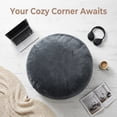 thumbnail image 6 of Venuezy Bean Bag Chair 3Ft, Memory Foam Filled, Super Soft Plush, Beanbag Chairs for Adults, Soft Sofa with Removable Flannel Cover, Round Couch for Living Room, Bedroom, Apartment & Reading Nook, 6 of 14