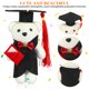 thumbnail image 3 of unbranded 24Pcs Graduation Bear Dolls Plush Accessories for Bouquet Decoration and, 3 of 7