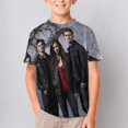 thumbnail image 2 of Vampire Diaries Kid Shirts Unisex Casual Tops 3D Print Graphic Tees Short Sleeve T Shirts for Boys Girls 110CM, 2 of 8