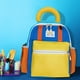 thumbnail image 4 of Mochila infantil para la escuela | Mochila de lona ligera para niños con soporte para la columna vertebral | Correas acolchadas ajustables | Cremalleras resistentes | 24x30x11cm | Bolsa de viaje o, 4 of 5