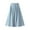 Light Blue, variant on Aofany Women Summer Denim Skirt Casual High Waist A line Skirt with Pocket Button Midi Jeans Skirts