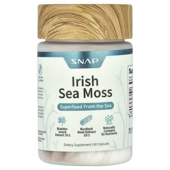 Snap supplements Irish Sea Moss 60ct