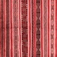 thumbnail image 1 of Ahgly Company Indoor Square Oriental Red Industrial Area Rugs, 4' Square, 1 of 4