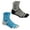 Light Steel/Niagra Blue, variant on Regatta Womens Outdoor Boot Socks (Pack of 2)