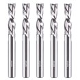 thumbnail image 1 of SpeTool 5PCS Spiral Downcut Router Bits 1/4" Shank 1" Cutting Length Solid Carbide CNC Router Bit Set End Mills for Plunge Router, 1 of 9