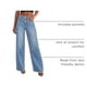 thumbnail image 4 of Pantalones PRETTYGARDEN Jeans de Pierna Ancha de Cintura Alta y Elásticos, 4 of 6