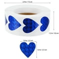 thumbnail image 4 of 1 Roll of Colored Heart Stickers Adhesive Label Stickers Gift Bag Sealing Labels, 4 of 8