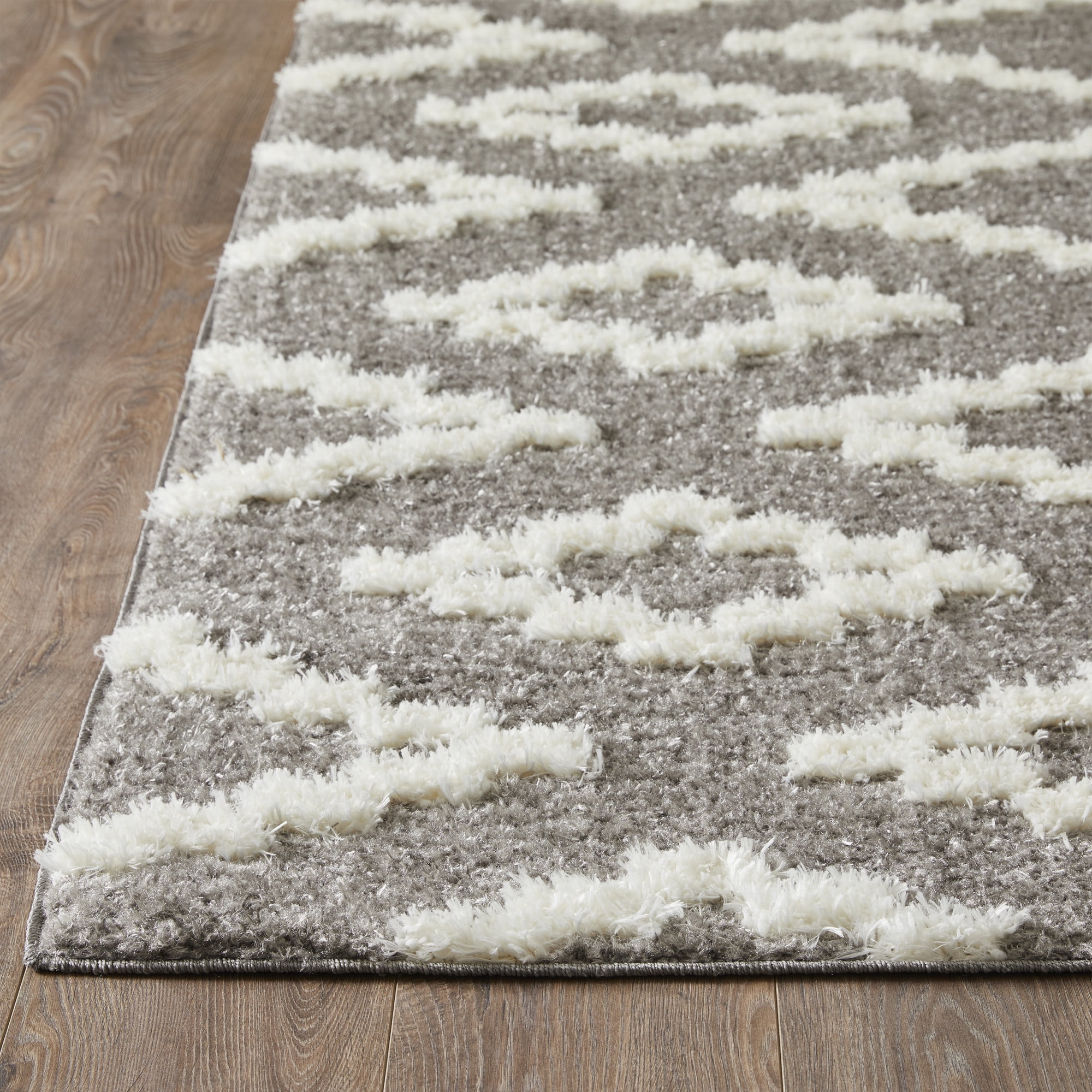 Loomaknoti Vemoa Aslayn 9' x 12' Gray Geometric Indoor Polypropylene Area Rug