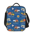 thumbnail image 7 of Bingfone Construction Vehicles Reusable Insulated Lunch Bag Cooler For Work School Picnic Or Travel, 7 of 7