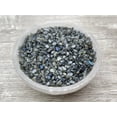 thumbnail image 4 of WHOLESALE Natural Semi Tumbled Labradorite Black Gemstone Chips, Crushed Mini Crystals, Undrilled (Labradorite Black, 0.5 Pound), 4 of 7
