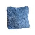 thumbnail image 2 of Taibuwu Pack of 2 Throw Pillow Covers Luxury Fluffy Pillows Decorative Pillows Plush Cushion Case Fuzzy Mongolian Merin Style for Bed Couch Sofa Living Room Spring Home Decor 16x16 Inch, 2 of 4
