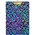 thumbnail image 1 of FMSHPON Fashion Colorful Leopard Print Clipboard Hardboard Wood Nursing Clip Board and Pull for Standard A4 Letter 13x9 inches, 1 of 7