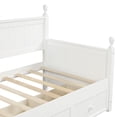 thumbnail image 6 of DEALTOPS Wood Daybed with Three Drawers ,Twin Size Daybed,No Box Spring Needed -&nbsp;White, 6 of 8