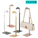 thumbnail image 4 of Xiao Hua Expositor ajustable de acero inoxidable para bolsos colgantes, expositor de carteras, expositor de bolsos para tiendas de ropa (cabeza en D cepillada, dorado), 4 of 5